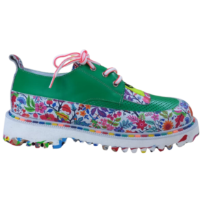 Floral Bliss Chunky Sole Lace-Up Shoe